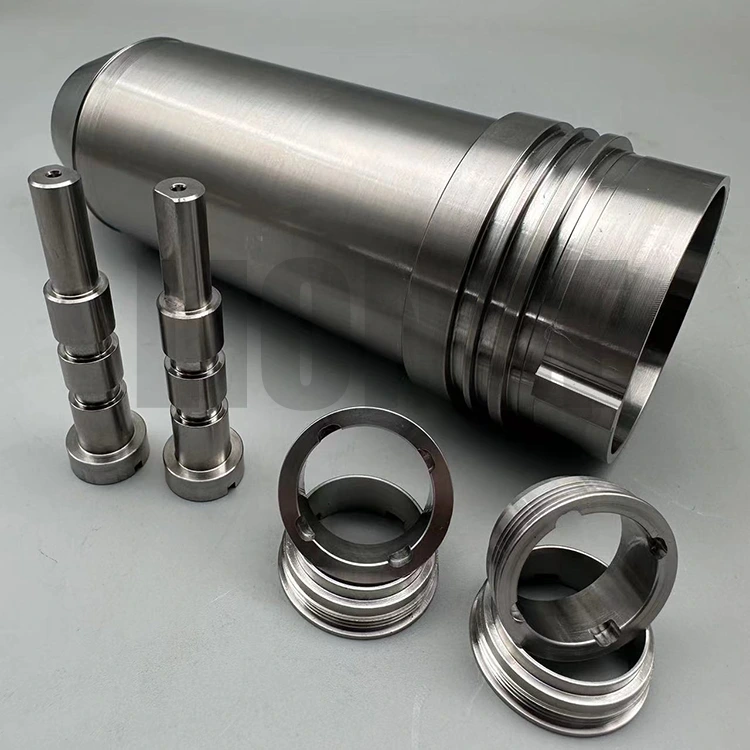 CNC ไทเทเนียมเกรด 5 ชิ้นส่วนเครื่องจักรกล